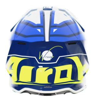 CASCO AIROH HEMLET WRAAP BLUE