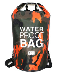 15L CAMO DRY BAG WITH STRAP