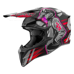 CASCO AIROH WRAAP CYBER RED MATT