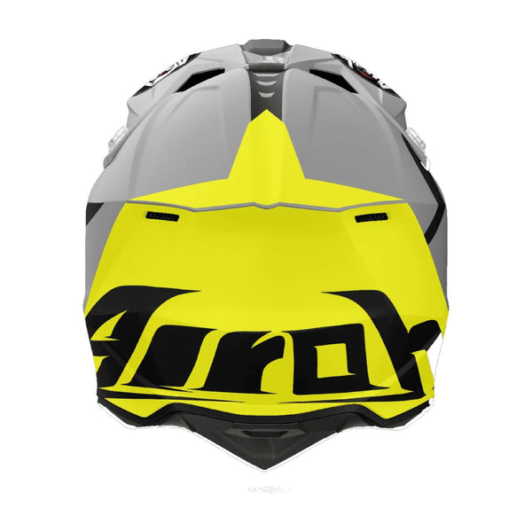 CASCO AIROH WRAAP RELOADED YELLOW MATT